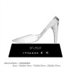 水晶鞋水晶靴水晶高跟鞋杯批发服装鞋业妆公司年会表彰杯