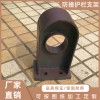 钢板焊接栏支架 高架桥防撞立柱 防撞保栏牛角架